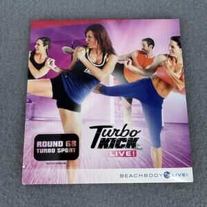 Beachbody Turbo Kick LIVE Round 68 Turbo Sport Workout DVD & Music‎ CD Set